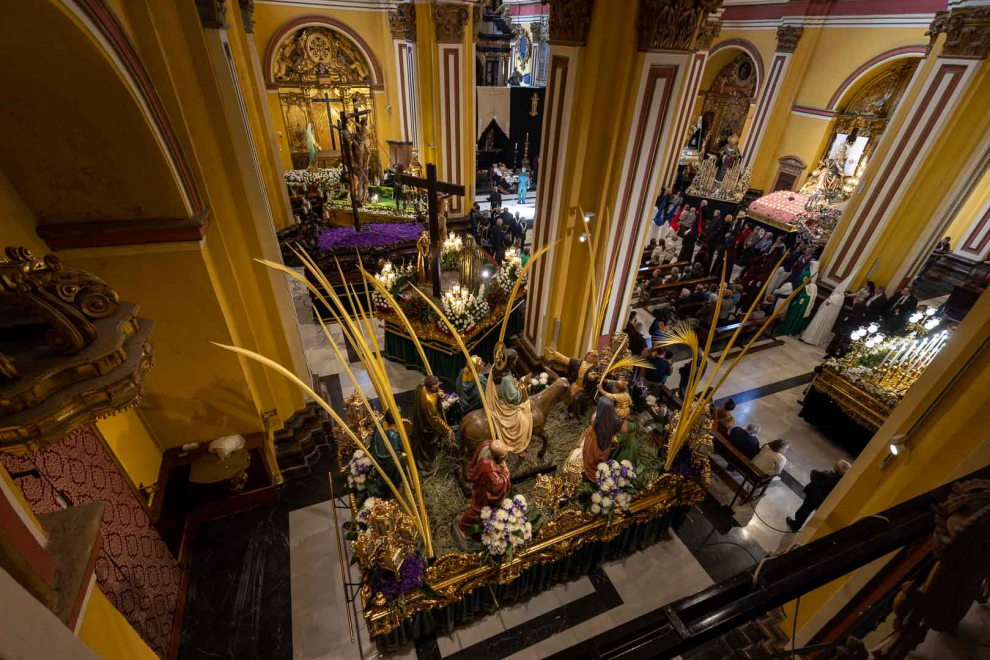 Fotos de la procesión de las Esclavas el Sábado Santo en Zaragoza