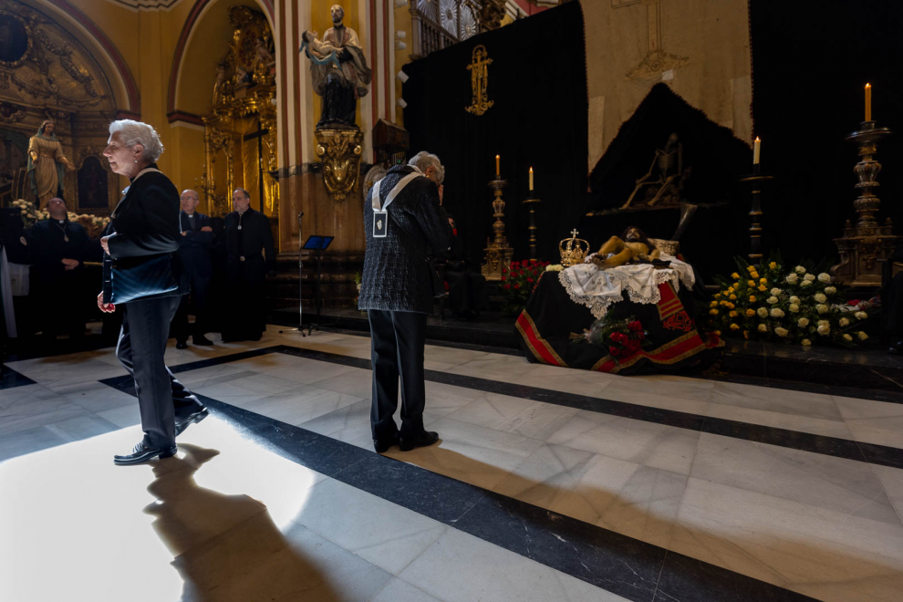 Fotos de la procesión de las Esclavas el Sábado Santo en Zaragoza