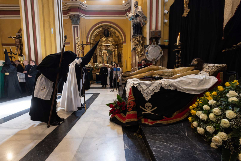 Fotos de la procesión de las Esclavas el Sábado Santo en Zaragoza