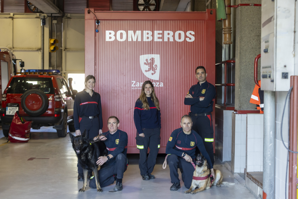 [[[HA ARCHIVO]]] Id: 2023-1102426  Fecha: 13/04/2023 Propietario: Heraldo de Aragón Autor: MESTRE, GUILLERMO descri: Especial 23 de abril. Aragón. Parque N° 1 de Bomberos de Zaragoza. Bomberos de Zaragoza por su contr