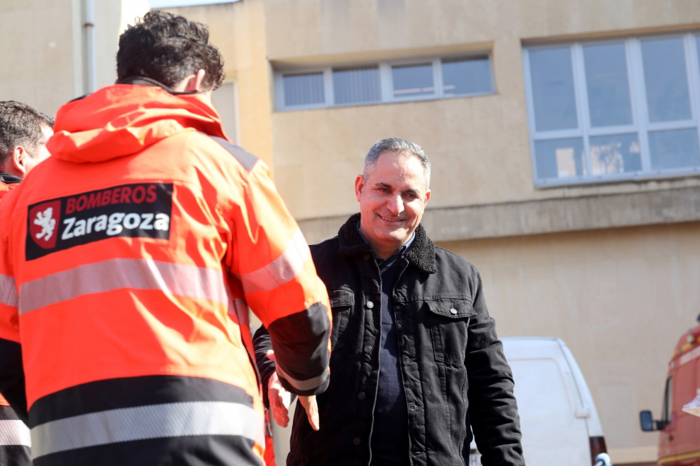 [[[HA ARCHIVO]]] Id: 2023-480453  Fecha: 16/02/2023 Propietario: Colaboradores Aragón Autor: LOSADA, RUBÉN descri: Encuentro Bomberos desplazados a Turquía con turcos residentes en Zaragoza _ 16-02-2023 _ Foto_ Rubén