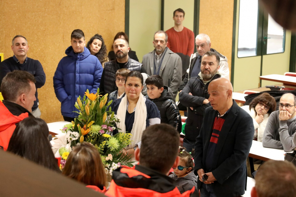 [[[HA ARCHIVO]]] Id: 2023-480454  Fecha: 16/02/2023 Propietario: Colaboradores Aragón Autor: LOSADA, RUBÉN descri: Encuentro Bomberos desplazados a Turquía con turcos residentes en Zaragoza _ 16-02-2023 _ Foto_ Rubén