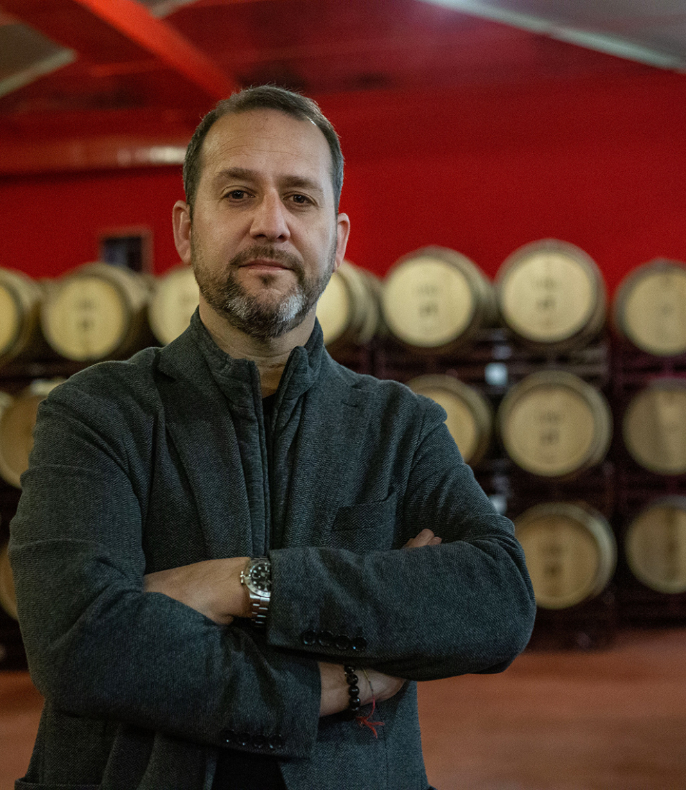 César Langa, director técnico de Bodegas Langa, en Calatayud.