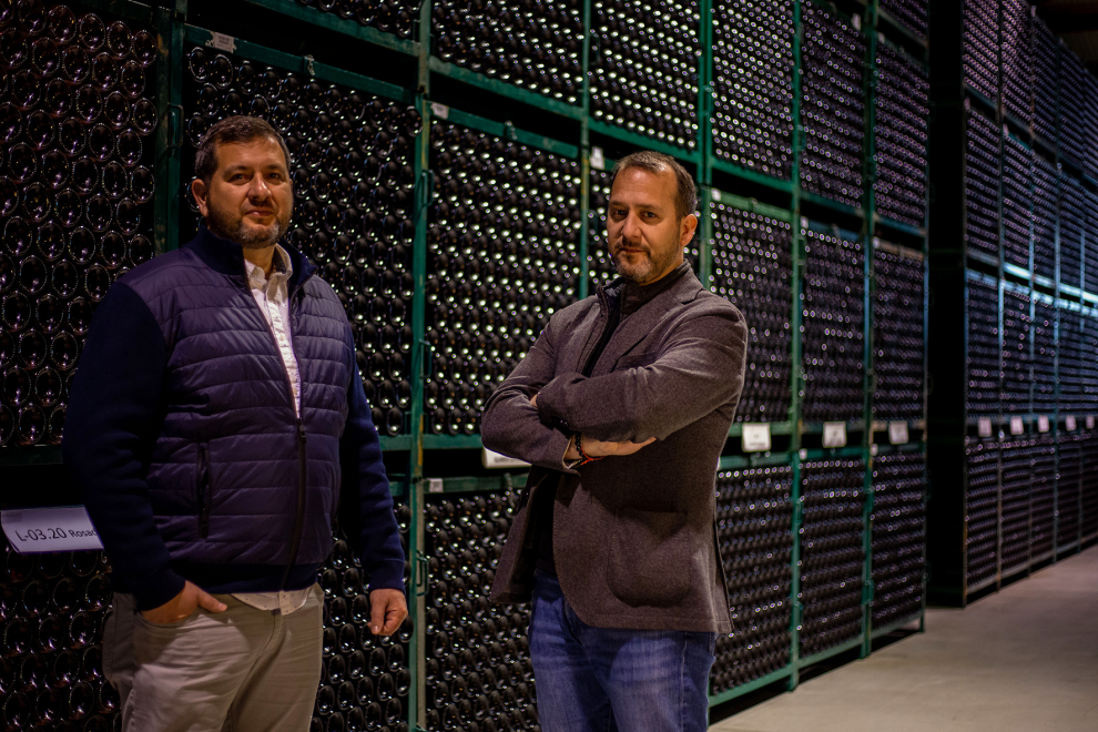 Los hermanos Juan y César Langa.