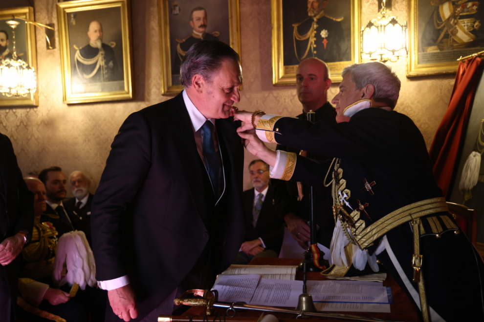 El marqués de Lazán, Alberto Álvarez de Toledo, descendiente del general Palafox, ingresó en la institución.
