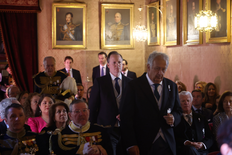 El marqués de Lazán, Alberto Álvarez de Toledo, descendiente del general Palafox, ingresó en la institución.