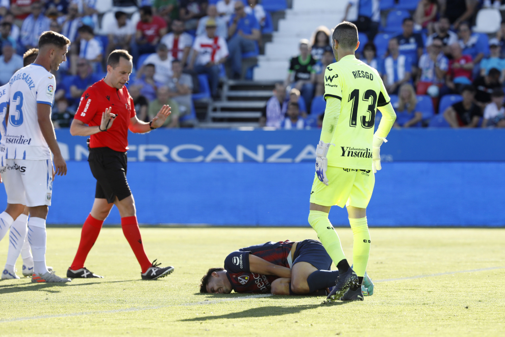 La SD Huesca suma 48 puntos y busca en Leganés una victoria que certifique la permanencia.