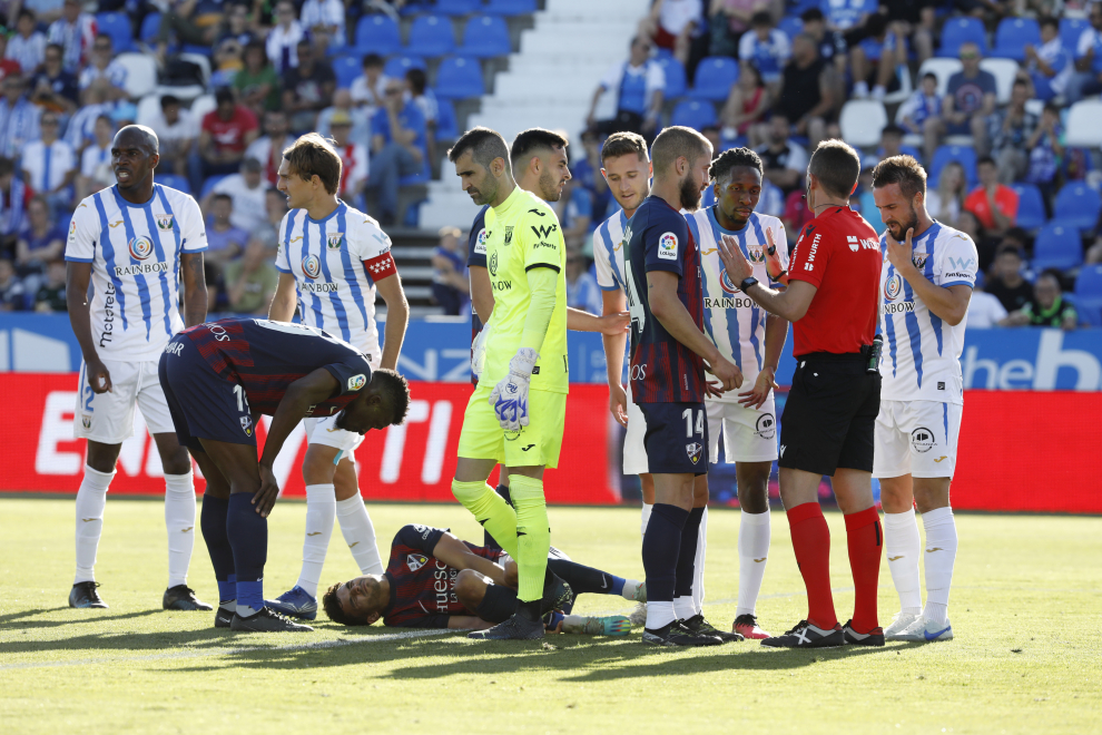 La SD Huesca suma 48 puntos y busca en Leganés una victoria que certifique la permanencia.