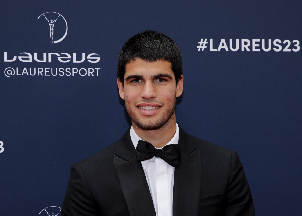 El tenista Carlos Alcaraz en los Premios Laureus