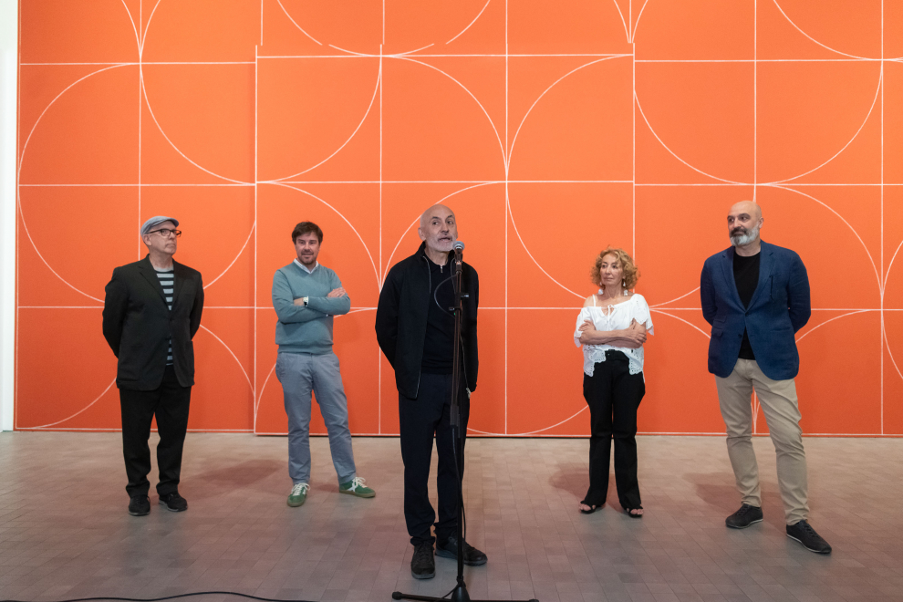 Foto de la exposición ‘Roberto Coromina. La distancia más corta’, en el museo Pablo Serrano de Zaragoza
