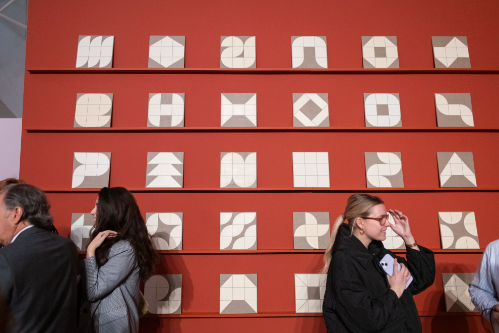 Foto de la exposición ‘Roberto Coromina. La distancia más corta’, en el museo Pablo Serrano de Zaragoza