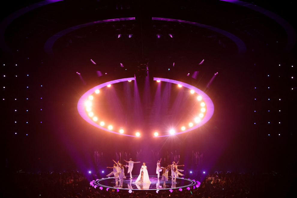 Mariya Yaremchuk performs during the second semi-final of the 2023 Eurovision Song Contest in Liverpool, Britain, May 11, 2023. REUTERS/Phil Noble MUSIC-EUROVISION/