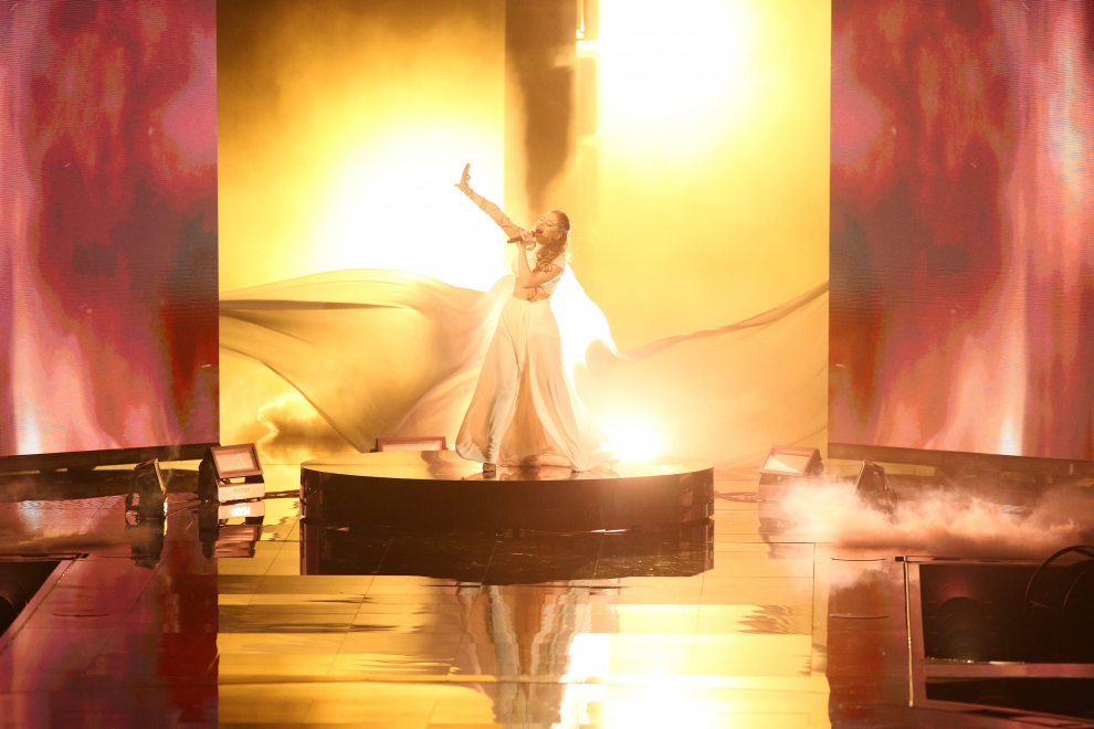 Mariya Yaremchuk performs during the second semi-final of the 2023 Eurovision Song Contest in Liverpool, Britain, May 11, 2023. REUTERS/Phil Noble MUSIC-EUROVISION/