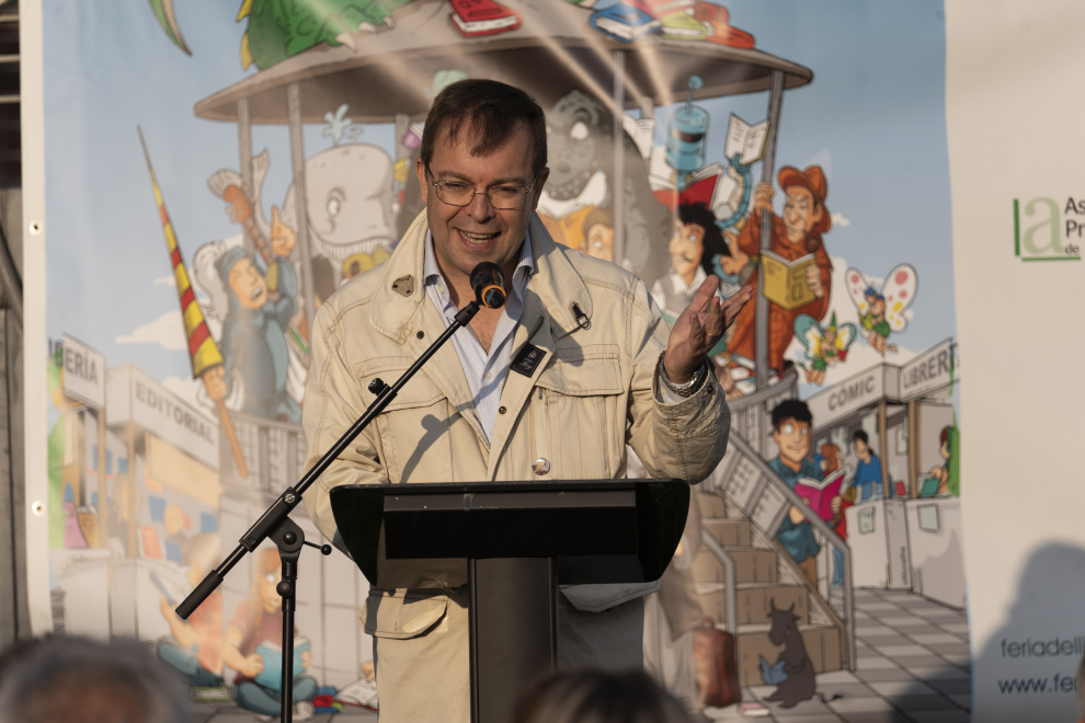 El escritor Javier Sierra inaugura la VIII edición de la feria del libro de Teruel11_05_23[[[FOTOGRAFOS]]]