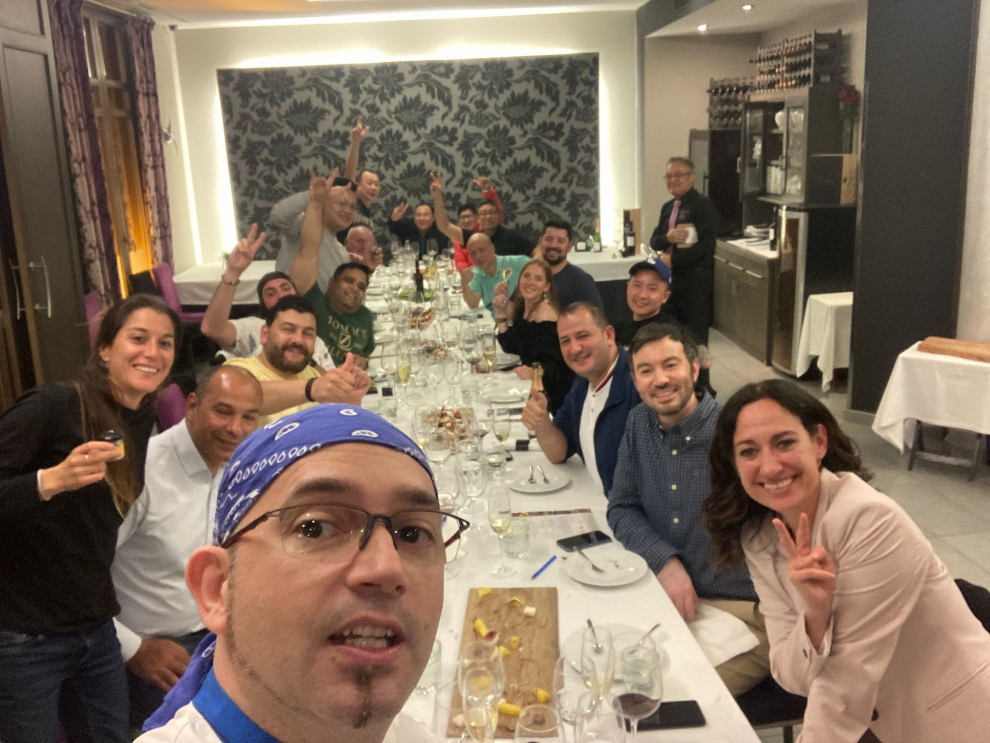 Visita de reputados cocineros de hoteles de todo el mundo a Aragón.