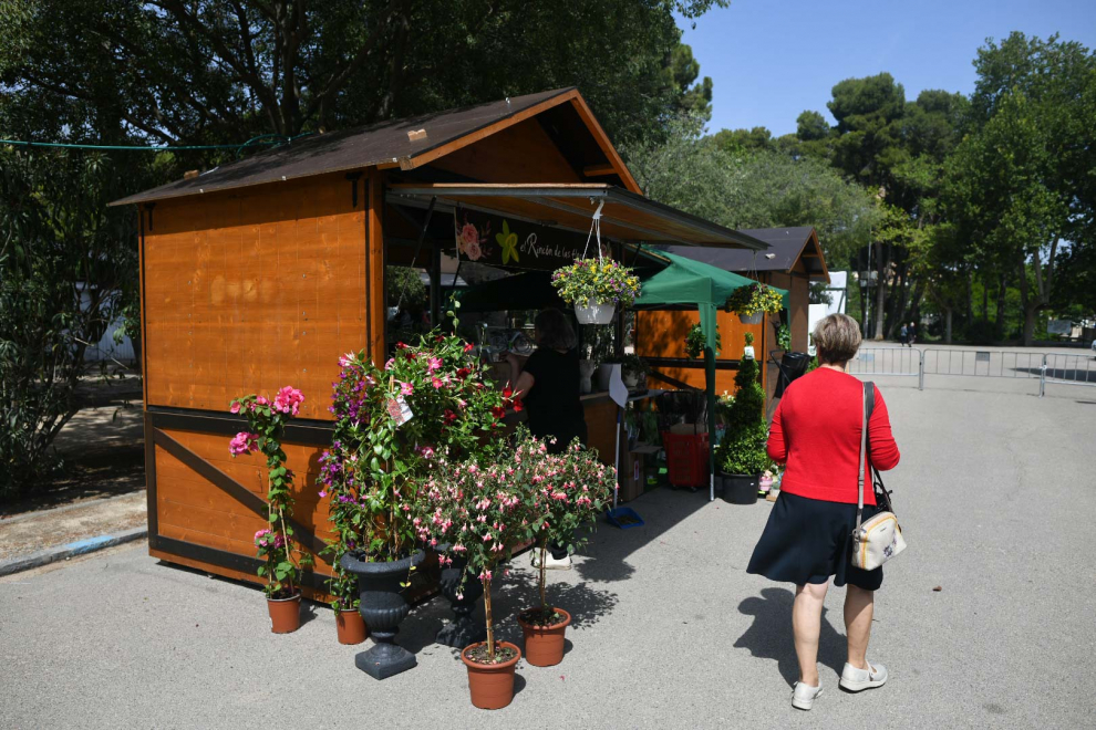 Todo preparado para Zaragoza Florece 2023