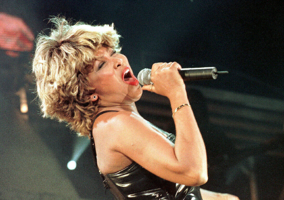 Tina Turner durante un concierto celebrado en el Hipódromo de Sopot (Polonia)