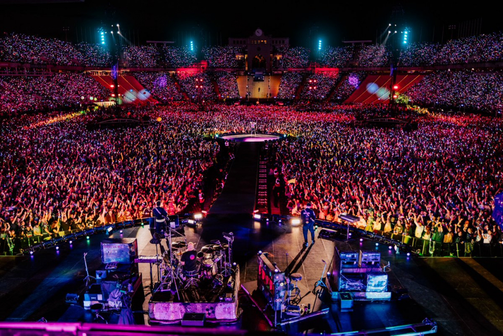 Fotos del primer concierto de Coldplay en el Estadio Olímpico de