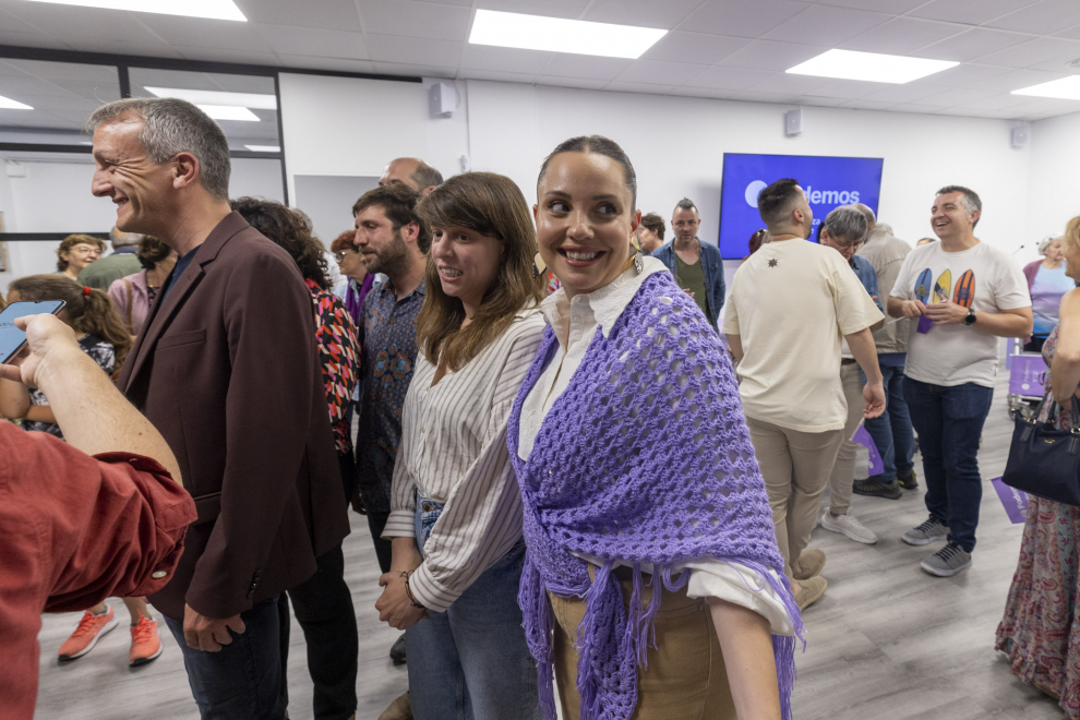 Fotos Del Cierre De Campaña En La Sede De Podemos Con Maru Díaz Y Fernando Rivarés En Zaragoza 3045