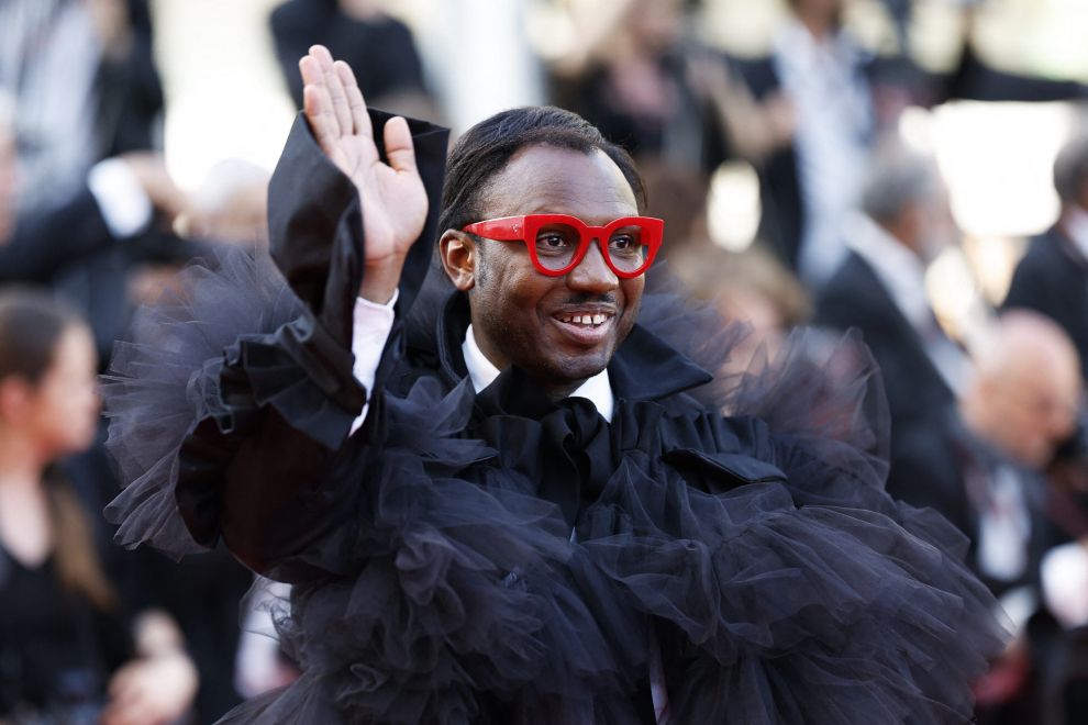 Un invitado en la alfombra roja del Festival de Cannes.