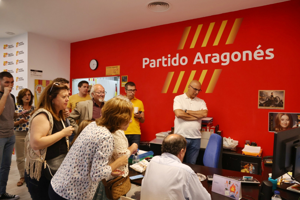 El PAR se reúne en su sede en Zaragoza