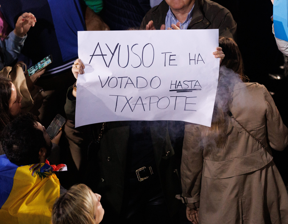 Elecciones municipales en Huesca noche electoral sede del PP 28 5 23 Foto Javier Navarro[[[FOTOGRAFOS]]]