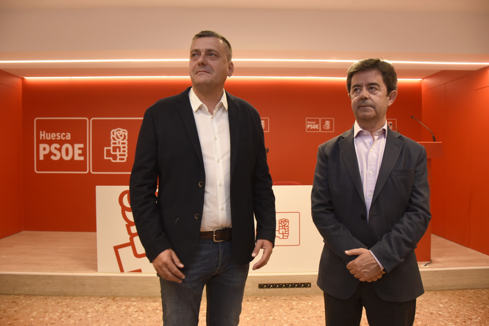 Luis Felipe reconoce la derrota del PSOE en las elecciones municipales en Huesca