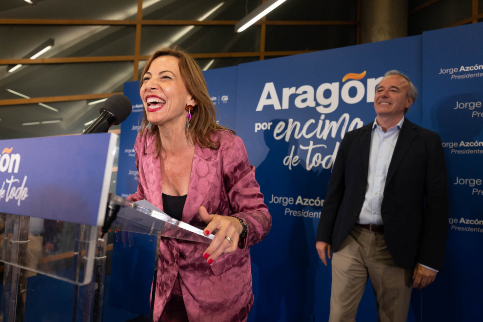Conforme se conocían los resultados la sede del PP para la noche electoral se fue convirtiendo en una auténtica celebración.