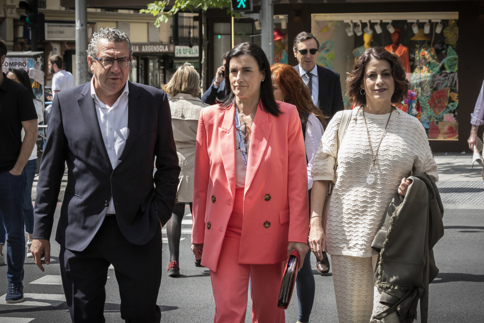 Ejecutiva PP en Madrid con la presencia aragonesa: Jorge Azcón, Natalia Chueca, Emma Buj, Luis María Beamonte, Lorena Orduna