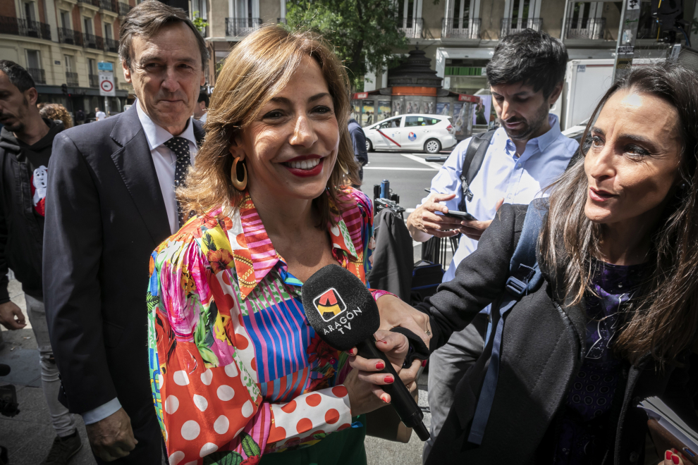 Ejecutiva PP en Madrid con la presencia aragonesa: Jorge Azcón, Natalia Chueca, Emma Buj, Luis María Beamonte, Lorena Orduna