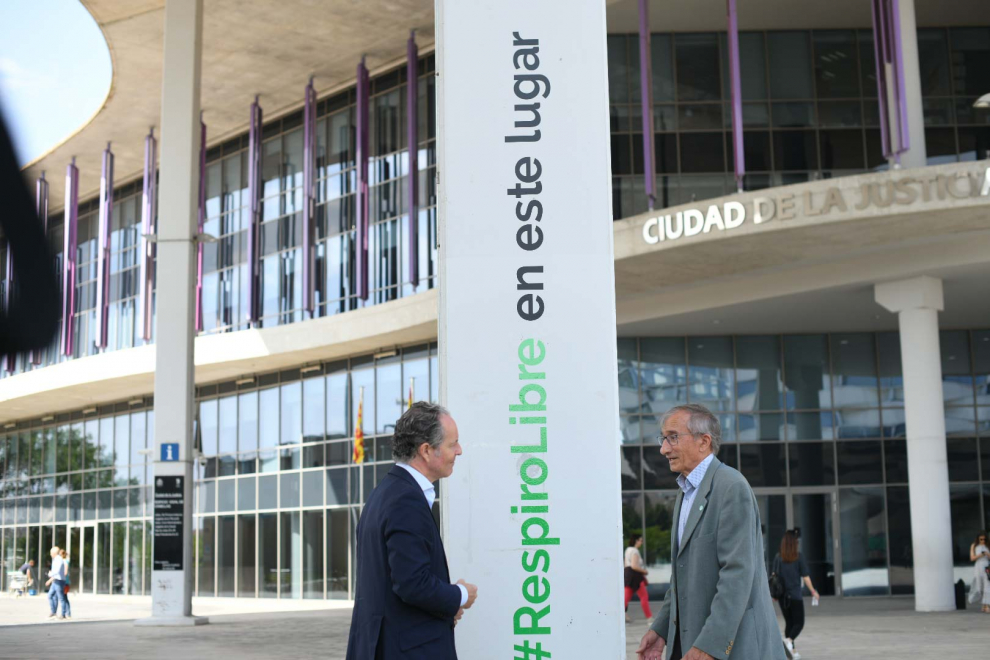 Creación de un espacio sin humo en la Expo.