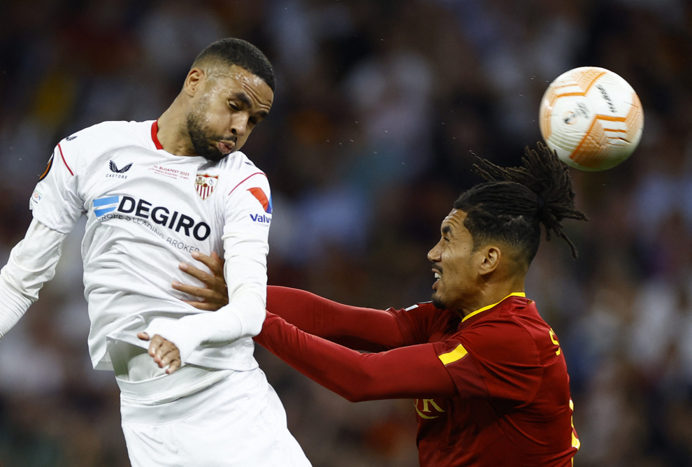 Final de la Liga Europa entre Roma y Sevilla en Budapest.