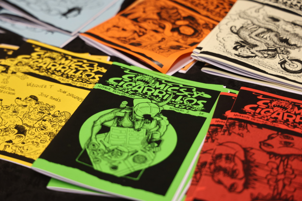 Foto de Merkazine. el mercadillo de fanzines en la Harinera de Zaragoza