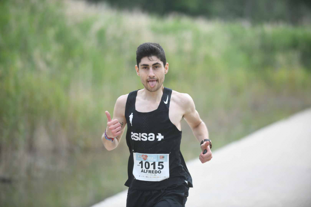 Foto de la VI Carrera Muévete por la Donación de Órganos, en el Parque del Agua Luis Buñuel de Zaragoza