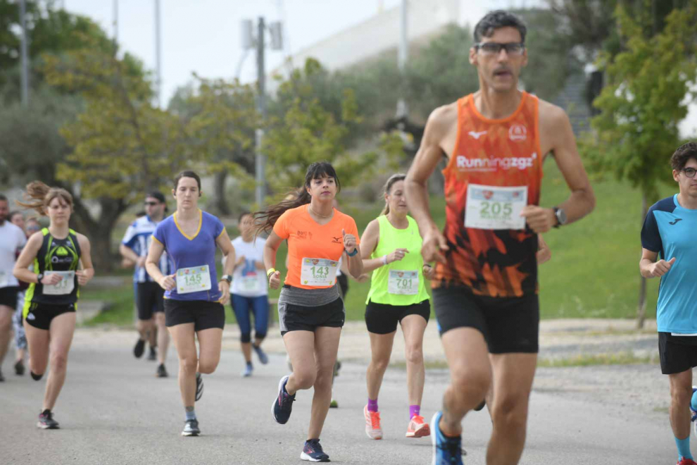Foto de la VI Carrera Muévete por la Donación de Órganos, en el Parque del Agua Luis Buñuel de Zaragoza