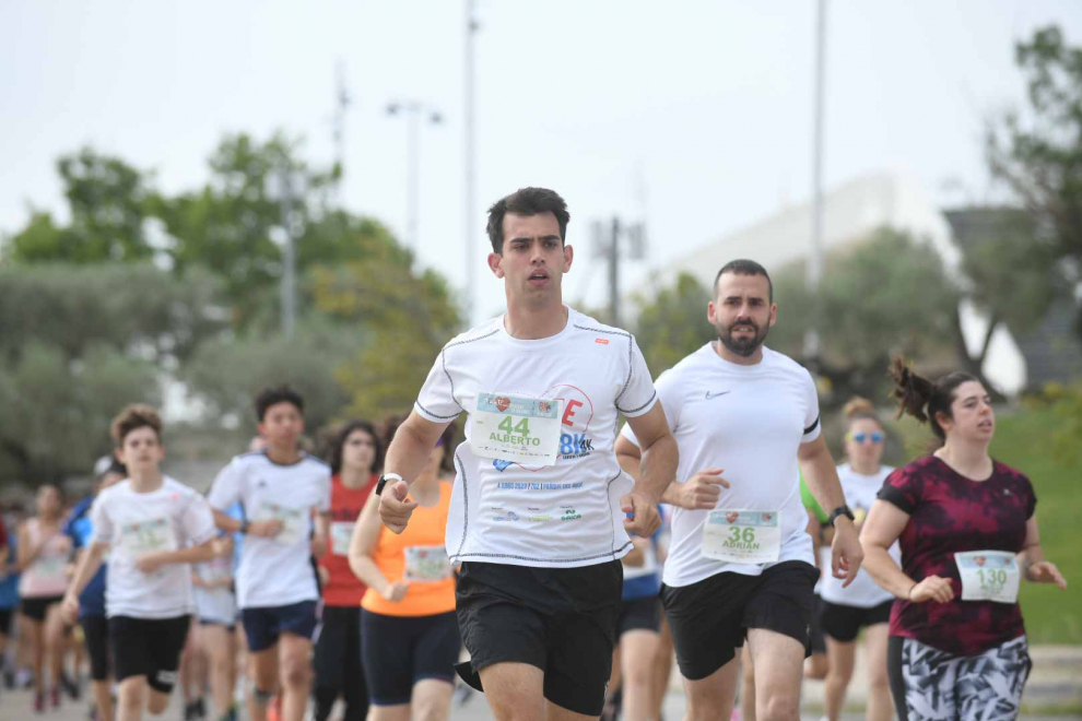 Foto de la VI Carrera Muévete por la Donación de Órganos, en el Parque del Agua Luis Buñuel de Zaragoza