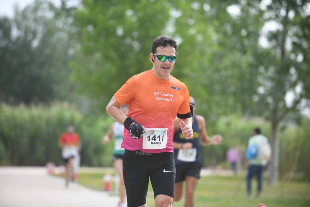 Foto de la VI Carrera Muévete por la Donación de Órganos, en el Parque del Agua Luis Buñuel de Zaragoza