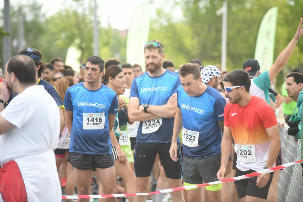 Foto de la VI Carrera Muévete por la Donación de Órganos, en el Parque del Agua Luis Buñuel de Zaragoza