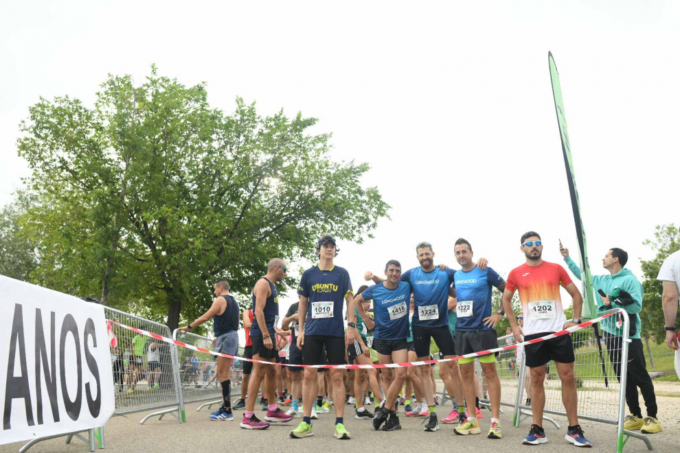 Foto de la VI Carrera Muévete por la Donación de Órganos, en el Parque del Agua Luis Buñuel de Zaragoza