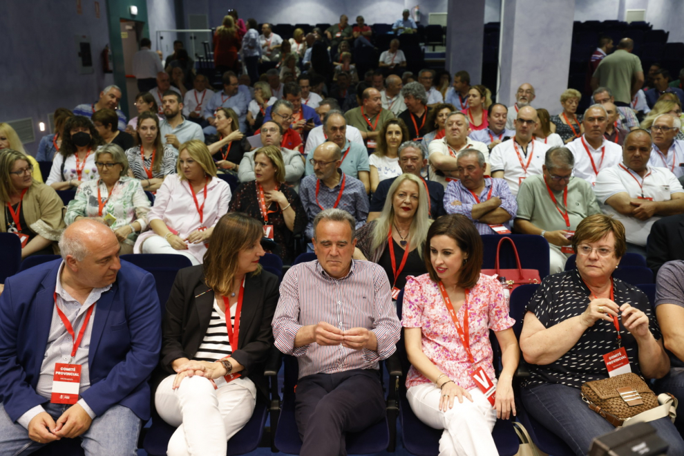 Foto de la Ejecutiva Provincial del PSOE para aprobar listas en Zaragoza