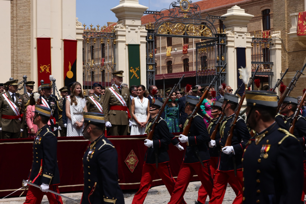 Fotos de los Reyes y la princesa Leonor en la AGM de Zaragoza
