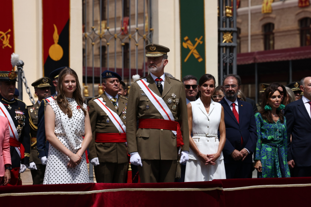 Fotos de los Reyes y la princesa Leonor en la AGM de Zaragoza