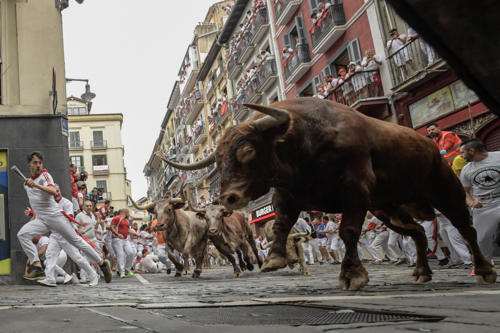 El quinto encierro de San Fermín en imágenes Imágenes