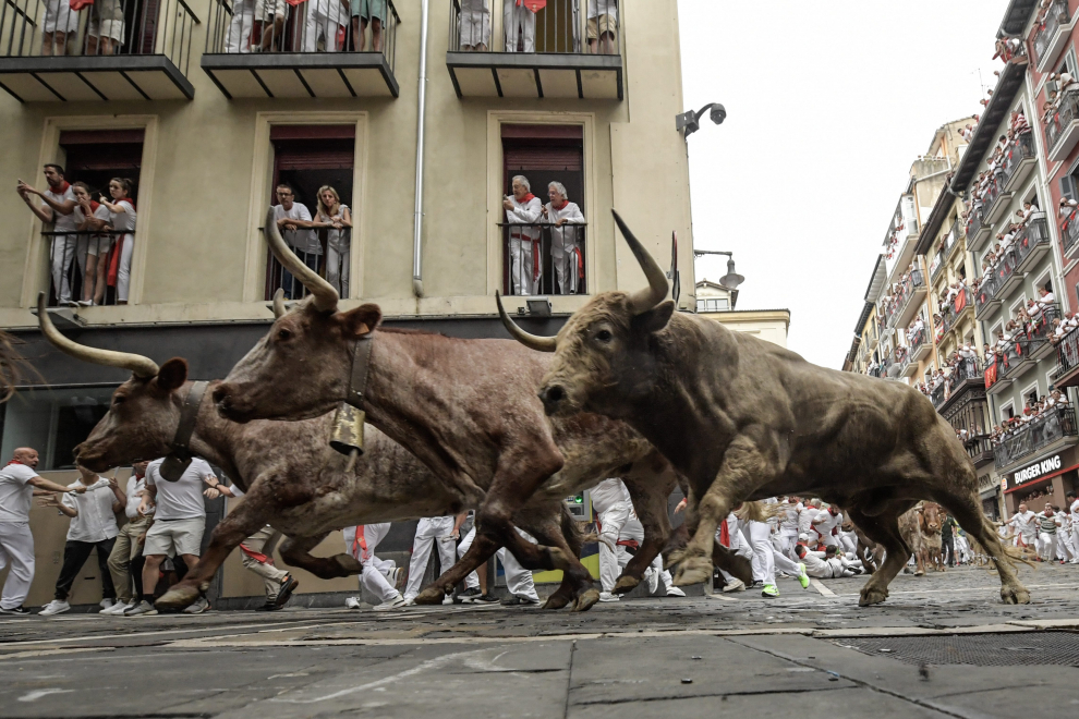 El quinto encierro de San Fermín en imágenes Imágenes