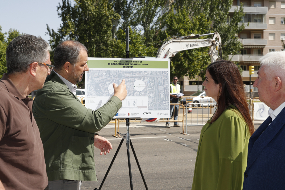 Fotos obras del nuevo carril bici