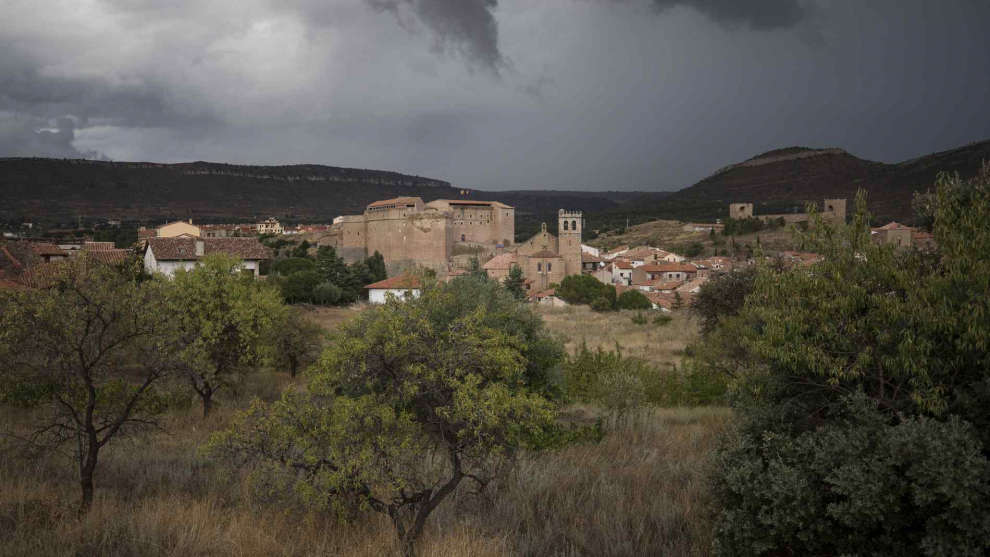 Vista general del Castillo de Mora de Rubielos