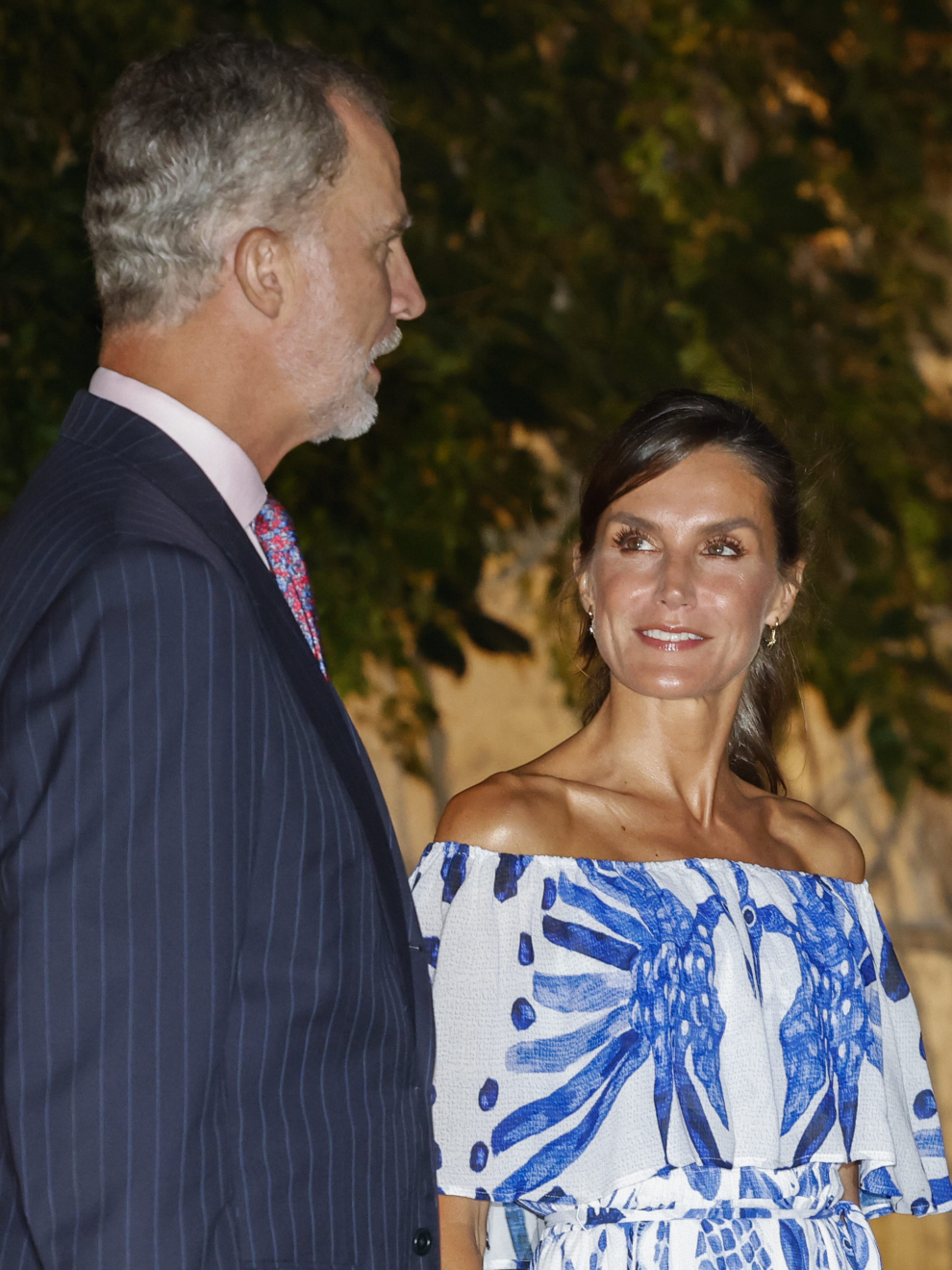 Los reyes Felipe y Letizia ofrecen la tradicional recepción a los representantes de la sociedad civil de Baleares.