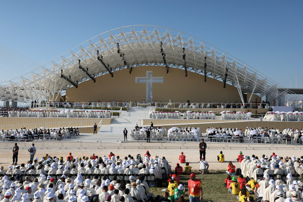 Misa celebrada por el papa Francisco, del último día de la Jornada Mundial de la Juventud (JMJ) de Lisboa (Portugal)