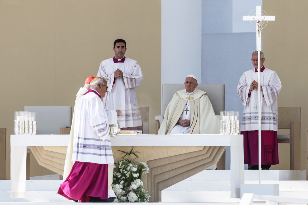 Misa celebrada por el papa Francisco, del último día de la Jornada Mundial de la Juventud (JMJ) de Lisboa (Portugal) PORTUGAL WORLD YOUTH DAY