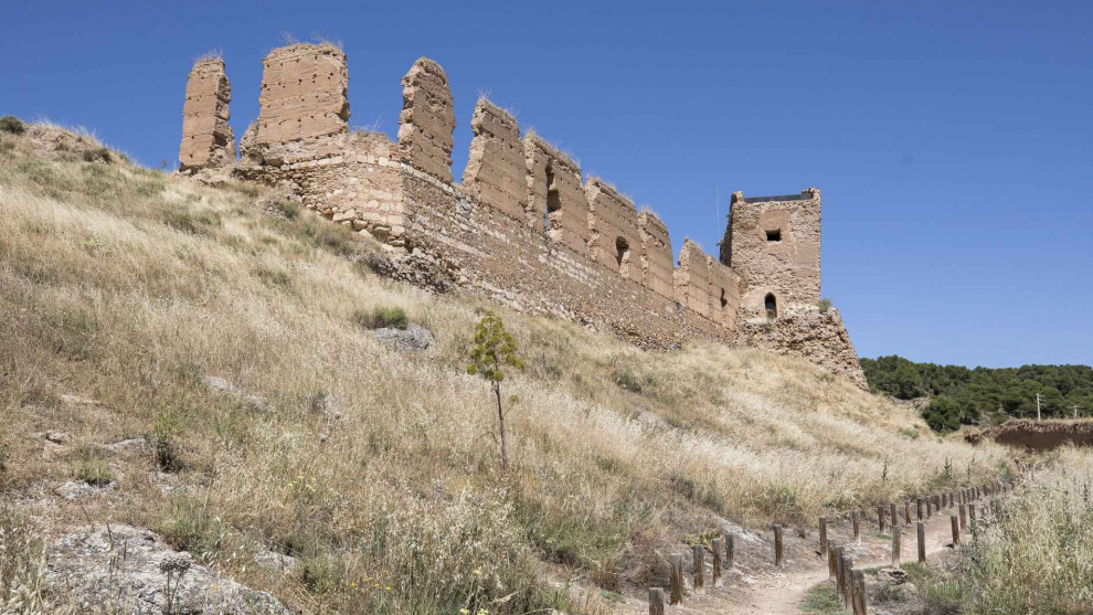 Vista general del Castillo de Daroca